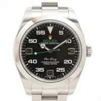 ロレックス エアキング 116900 SS SS AT 黒文字盤