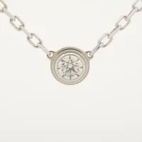 カルティエ ハートパヴェ ダイヤ ネックレストップ 750(WG) 2.5g