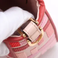 フェンディ マンマバケット アクセサリーポーチ レザー×キャンバス ズッカ柄 フェンディ FENDI キャンバス レザー ズッカ アクセサリーポーチ