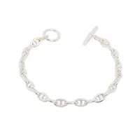 エルメス シェーヌダンクルTPM ブレスレット 26コマ 925 14.7g