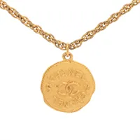 シャネル ココマーク ロゴ 02S ネックレス GP ゴールド ヨット シャネル ココマーク ロゴ 02S ネックレス GP ゴールド ヨット