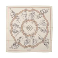 HERMES/エルメス カレ90 リフトプロフィール スカーフ d_065 未使用級】エルメス カレ90 リフト プロフィール シルク