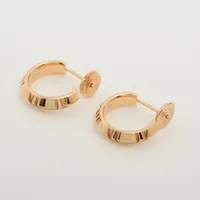 極美品✨ ティファニー ピアス 両耳 Tワイヤー フープ AU750 極美品✨ ティファニー ピアス 両耳 Tワイヤー フープ AU750