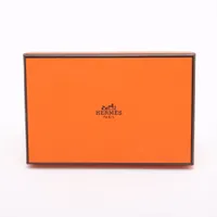 エルメス カルヴィ ヴォーエプソン カードケース ブラック