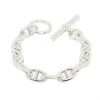 エルメス シェーヌダンクルGM ブレスレット 12コマ 925 67.1g シルバー