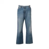 シャネル ココマーク 24年 コットン デニムパンツ 34 レディース ブルー  P76791V69116