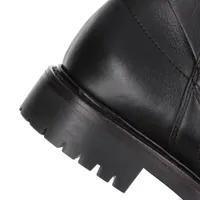 クリスチャンディオール アンプラント レザー ショートブーツ 34