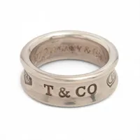 Tiffany & Co. インターロッキングサークル AG925 TIFFANY & Co. 1837インターロッキングサークル リング