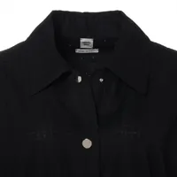 エルメス コットン シャツワンピース 34 レディース ブラック 5H0586DB