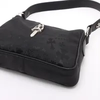 クロムハーツ ショルダーバッグ 素材表記なし チキンナゲット ブラック