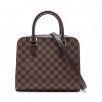 ヴィトン ダミエ トリアナ N51155 ブラウン 別モデルストラップ付き