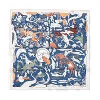 エルメス カレ 今日1日を楽しむ 90×90 エルメス カレ90 CARPE DIEM 今日一日を楽しむ スカーフ シルク