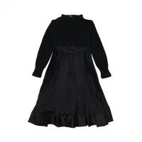 モンクレール ABITO 23年 ウール×アクリル ニットワンピース S