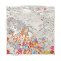 エルメス カレジェアン  Retour a la Nature 自然回帰 ストール カシミヤ ノワール