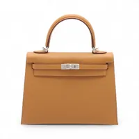 エルメス ケリー25 セリエ ヴォーエプソン セサミ シルバー金具 B:2023年