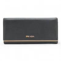 セリーヌ ラージフラップウォレット レザー 長財布 レッド