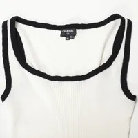 シャネル ココマーク 25S コットン タンクトップ 34 レディース