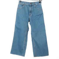 エルメス コットン デニムパンツ 46 メンズ ブラウン セリエ