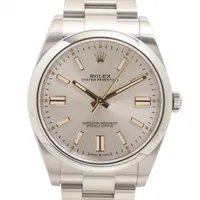 ロレックス オイスターパーペチュアル41 124300 SS SS AT シルバー文字盤 あまりごま1