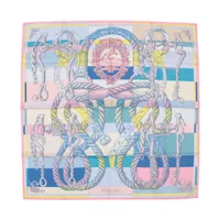 エルメス カレ90 ダブルフェイス Della Cavalleria Favolosa デッラ カヴァッレリア ファヴォローサ スカーフ シルク マルチカラー