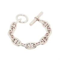 エルメス シェーヌダンクルTGM ブレスレット 12コマ 925 103.6g