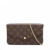 ヴィトン モノグラム ポシェットフェリシー M61276 ブラウン RFID反応あり