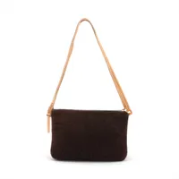 バッグ CELINE C MACADAM SUEDE LEATHER HAND BAG Celine C Macadam suede x leather Shoulder bag Brown | eBay