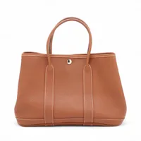 エルメス ガーデンパーティ30 TPM ネゴンダ ゴールド シルバー金具 □L:2008年