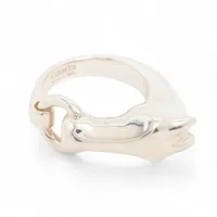 美品 エルメス 925 ギャロップ リング 52 馬 銀 シルバー レディース HERMES - 美品 エルメス 925 ギャロップ リング 52 馬 銀