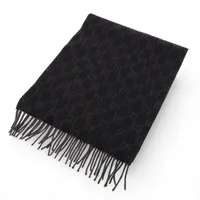 グッチ 715497 インターロッキングG マフラー ウール×カシミヤ