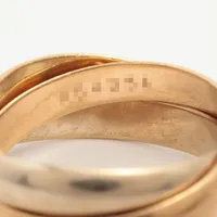 カルティエ トリニティ リング 750(YG×PG×WG) 8.2g 53 A3894937｜中古