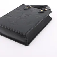 ルイ ヴィトン プティット サックプラ モノグラム アンプラント