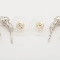 シャネル ココマーク B25S ピアス(両耳用) メタル×ラインストーン