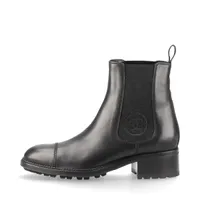 シャネル ココマーク ターンロック 23K ニット×レザー ショート