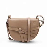 極美品　ロエベ　ハンモック　ホーボー　ミニ　レザー　ショルダーバッグ　ブラウン LOEWE ロエベ ショルダーバッグ HAMMOCK HOBO MINI ハンモック