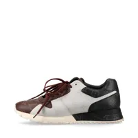 フェンディ Faster レザー×メッシュ スニーカー 6 ユニセックス