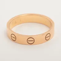 Cartier Mini Love Ring 750(PG) 3.1g 50 | eBay