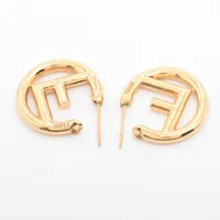 フェンディ エフイズフェンディ ピアス(両耳用) GP ゴールド IT4720