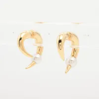 クロムハーツ タイニーE CHプラス ドロップピアス 925×14K 1.1g