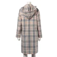 バーバリーロンドン ノバチェック ステンカラーコート　スプリングコート　ベージュ バーバリーロンドン ノバチェック ポリエステル ステンカラーコート 40