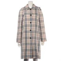 バーバリーロンドン ステンカラーコート ライナー取外し可 ノヴァチェック バーバリーロンドン ノバチェック ポリエステル ステンカラーコート 40