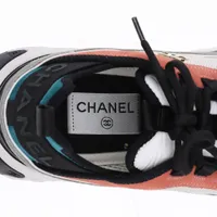 シャネル ココマーク 22B スエード スニーカー 38 レディース マルチ