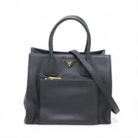 高級＊プラダ ハンドバッグ ショルダー 2way ヴィッテロダイノ BN2626 プラダ ヴィッテロダイノ レザー 2WAYハンドバッグ ブラック