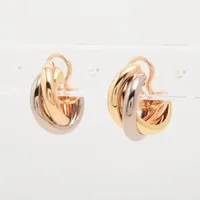 カルティエ トリニティ ピアス 750(YG×PG×WG) 10.2g AP126621