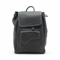 美品　サンローランパリ　リビングトン　バックパック　キャンバス　レザー　ブラック サンローランパリ リビングトン キャンバス×レザー バックパック