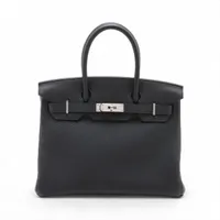 エルメス バーキン30 ルトゥルネ トゴ ブラック マットシルバー金具 K:2025年