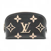美品 ルイヴィトン M81895 草間彌生 ポシェット コスメティック ブラウン LOUIS VUITTON ルイヴィトン 草間彌生コラボ モノグラム