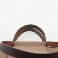 エルメス カバックエラン 39 PM トワルオフィシエxレザー ベージュ