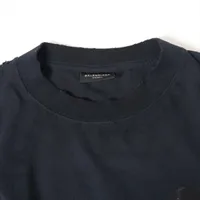 バレンシアガ 25SS コットン Tシャツ 2 メンズ ブラック 831306