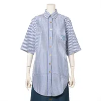 シャネル ココマーク コットン シャツ サイズ不明 レディース ブルー  ストライプ